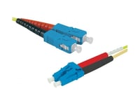 Exc Sc-Upc/Lc-Upc Duplex Hd Single Os2 9/125 Fiber Patch Cable Yellow - 10 M