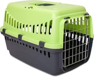 MP BERGAMO Panier Transport Gipsy 50 Porte Plastique pour Chat Vert Citron 7 kg