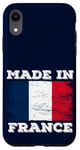 Coque pour iPhone XR Made In France With French Flag Novelty Graphic Cool Designs