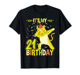 Its My 21st Birthday Dabbing Cheetah T-Shirt