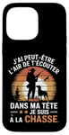 Coque pour iPhone 14 Pro Max Cadeau idée Drôle Chasseur Homme Chasseur Humour Chasse