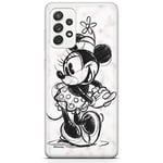 ERT GROUP Coque de téléphone Portable pour Samsung A33 5G Original et sous Licence Officielle Disney Motif Minnie 026 Parfaitement adapté à la Forme du téléphone Portable, Coque en TPU