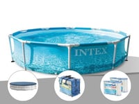 Piscine tubulaire Metal Frame Ocean ronde 3,05 x 0,76 m - Intex - 29594