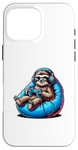 iPhone 16 Pro Max Sloth Gamer with Headphones and Controller Case