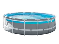 Piscine tubulaire ronde Intex Prism Frame Clear Window 4,88 x 1,22 m