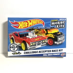 Hot Wheels Motor Maker Kitz - 2 Car Challenge Race Kit - Pull Back Power - New