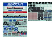 Tamiya 54844 Marking Sticker (For 1/14 Scale R/C Racing Trucks) (TT01E/MAN Hahn)