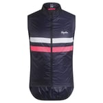 Rapha Brevet Gilet Vindväst Dark Navy/Hi-Viz Pink S