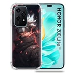 Cokitec Coque Renforcée pour Honor 200 Lite 5G Manga Naruto Kakashi Dark