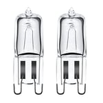 Ampoule de four G9 Halogènes G9 40W 230V Tolérance 300°C Pour Neff/AEG/Smeg/Zanussi/Bosch- Paquet de 2