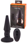 Prise anale vibrante en silicone dilatateur portable gode lisse vibrateur