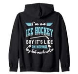 ockey Boy It's Like A Normal Boy But Much Cooler Zip Hoodie