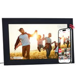 Rollei Smart Frame WiFi 103 Black - Écran Tactile 10,1" - WiFi - Cadre Photo avec Application Frameo pour Un Partage Rapide et Facile de Photos ou de vidéos - Panneau IPS, Nombreuses Fonctions, Fente