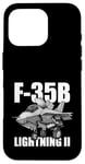 Coque pour iPhone 16 Pro F-35B Dessin animé amusant avions de chasse militaire