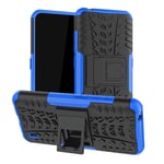 TenDll Case for Nokia C1 Plus, Shockproof Tough Heavy Duty Armour Back Case Cover Pouch With Stand Double Protective Cover Nokia C1 Plus Case -Blue