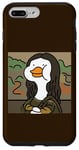 Coque pour iPhone 7 Plus/8 Plus Portrait drôle de canard Lisa, canard hilarant Mona Lisa Art Humour