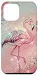 Coque pour iPhone 12 Pro Max Flamant rose mignon pour femmes filles flamants roses oiseaux