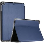 ProCase Étui pour iPad 6/5, iPad Air 2/Air 1, 9.7”, Modèle: A1893 A1954 A1822 A1823 A1566 A1567 A1474 A1475 A1476, Étui Housse de Protection Anti-Chute, Rabat Magnétique Stable-Marine