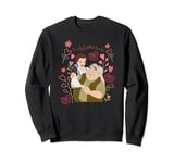 Disney Princess Belle Dad & Daughter Family Is What Love Is Sweatshirt