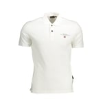 Polo En Coton Blanc Napapijri Pour Homme Chemise Authentique