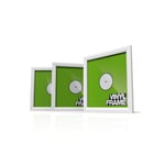 Glorious Vinyl Frame Set 12" - Hvit Vinylramme 3 stk.