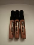 3 x Rimmel London - Stay Satin - Liquid Lip Colour - 200 Sike - 5.5ml - New.