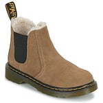 Boots enfant Dr. Martens  Leonore J Dark Khaki Bronx Suede