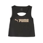 PUMA Fit Skimmer Tank Réservoir Femme, Noir Doré, XL