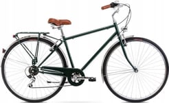 Cykel Romet Vintage Eco M 2024 Mörkgrön-20" / L (Storlek: 20" / L)