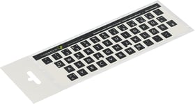 Touches De Clavier Allemand Autocollantes Pour Pc Et Ordinateur Portable Differentes Tailles Au Choix Avec Lamine De Protection Mat 11X13Mm Noir