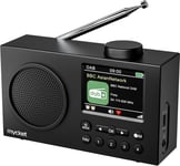 Radio Dab Portable,Radio Numérique Dab Plus avec Bluetooth,Radio FM Rechargeable,Radio de Cuisine,Double Réveil,Minuterie de Mise en Veille,40 Stations Préréglées,Grand écran Couleur 2,4""(Q3)