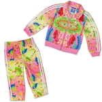 Adidas Firebird Tropical Toddler Girl Tracksuit Suit Jacket Pink 80