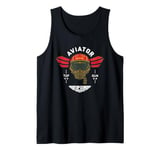 Top Gun Maverick Aviator Lt. Bradly Rooster Bradshaw Helmet Tank Top