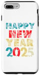 Coque pour iPhone 7 Plus/8 Plus Happy New Year 2025 Vintage Retro Kids Men Women Family