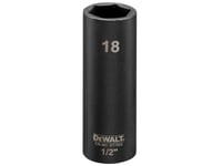 Dewalt Nasadka 18Mm 1/2C Impact Socket Deep