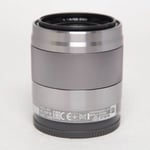 Sony Used E 50mm f/1.8 OSS Prime Lens Silver