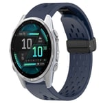 Garmin Fenix 8 AMOLED 43mm Klockarmband i silikon - Blå