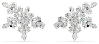 Swarovski 5692635 Idyllia Clip Earrings Snowflake White Jewellery