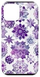 Coque pour iPhone 12 mini Violet Bohème Géométrique Vintage Scratch and Sniff