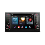 XTRONS 7" Android 10.0 Car Stereo Octa Core 64G ROM 4G RAM Auto Radio DVD Player 2 DIN GPS Navigation Support BT5.0 WiFi DVR OBD2 DAB TPMS Car Auto Play for Audi A4 S4 SEAT Exeo