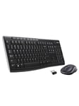 MK270 Wireless Keyboard and Mouse Combo - US International (Polski) - Tastatur & Mus sæt - Amerikansk engelsk - Sort