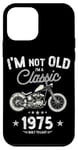 Coque pour iPhone 12 mini Moto Chopper vintage 1985 50e anniversaire classique rétro