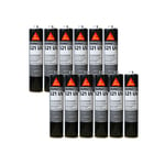 Lot de 12 colle-mastics hybride SIKA Sikaflex 521 UV - Blanc - 300ml