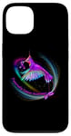 iPhone 13 Hummingbird Purple Ribbon Pancreatic Cancer Awareness Case