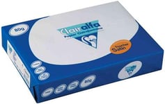 Clairalfa - Papier universel, format A5, 80 g/m2, extra blanc, 500f