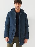 Lyle & Scott Lyle &amp; Scott Wadded Parka, Navy, Size M, Men