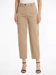 Tommy Hilfiger Casual Chino Organic Cotton Trousers, Beige