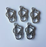 Bulk Pack 50 Stethoscope Charms Pendants Silver 22mm Nhs Doctor Joblot Uk A12