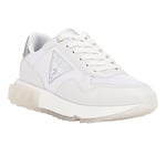 GUESS Femme Melany Basket, Blanc, 37.5 EU