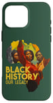 Coque pour iPhone 16 Pro Max Histoire des Noirs Patrimoine Africain Legacy Unity Empowerment Art